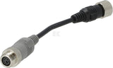 Adapter, 4-pol. Stecker mit Sicherung - 6-pol. Buchse mit Sicherung