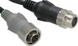 Adapter, 6-pol. Stecker mit Sicherung - 4-pol. Buchse mit Sicherung