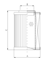 XD1000G25A Hydraulikfilterelement (Druckfilter)