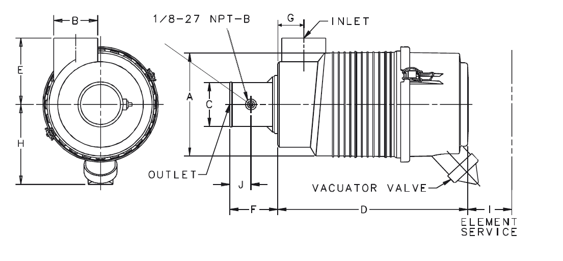 G082526 Luftfilter (RadialSeal FPG 90°)