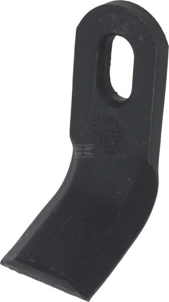 Schlegelmesser, Länge 105mm, breite 40mm, dicke 8mm, bohrungsdurchmesser 14;27mm, Kramp