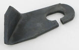 Schlegelmesser, Länge 73mm, breite 30mm, dicke 3mm, bohrungsdurchmesser 10;14mm