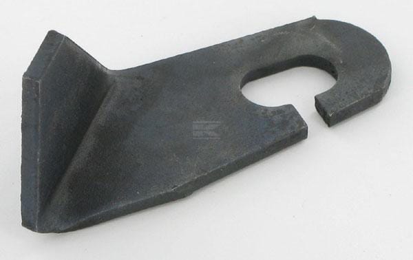 Schlegelmesser, Länge 73mm, breite 30mm, dicke 3mm, bohrungsdurchmesser 10;14mm