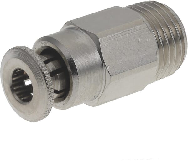 Steckverschraubung Ø 4mm gerade, Außengewinde M10x1 Kramp