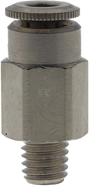 Steckverschraubung Ø 4mm gerade, Außengewinde M6x1 Kramp