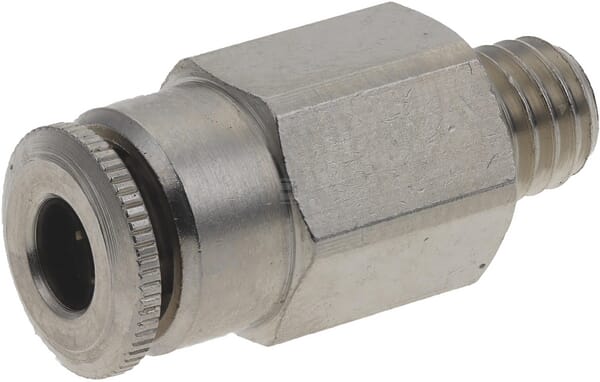 Steckverschraubung Ø 4mm gerade, Außengewinde M6x1 Kramp