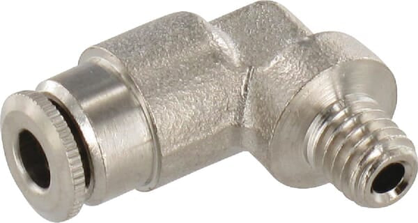 Steckverschraubung Ø 4mm 90° Außengewinde M6x1 Kramp