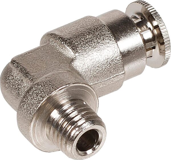 Steckverschraubung Ø 6mm 90° Außengewinde M8x1 Kramp