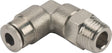 Steckverschraubung Ø 4mm 90° drehbar, Außengewinde M10x1 Kramp