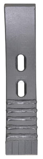 Grubberspitze 382x70x20mm, gehärtet, gekrümmt, 2 Löcher, passend für Universal