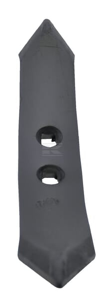 Grubberspitze 300x55x15mm, reversibel, gehärtet, gekrümmt, 2 Löcher, passend für Universal