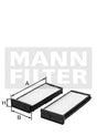 CU 23 001-2 Innenraumfilterelement