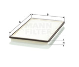 CU 3032 Innenraumfilterelement