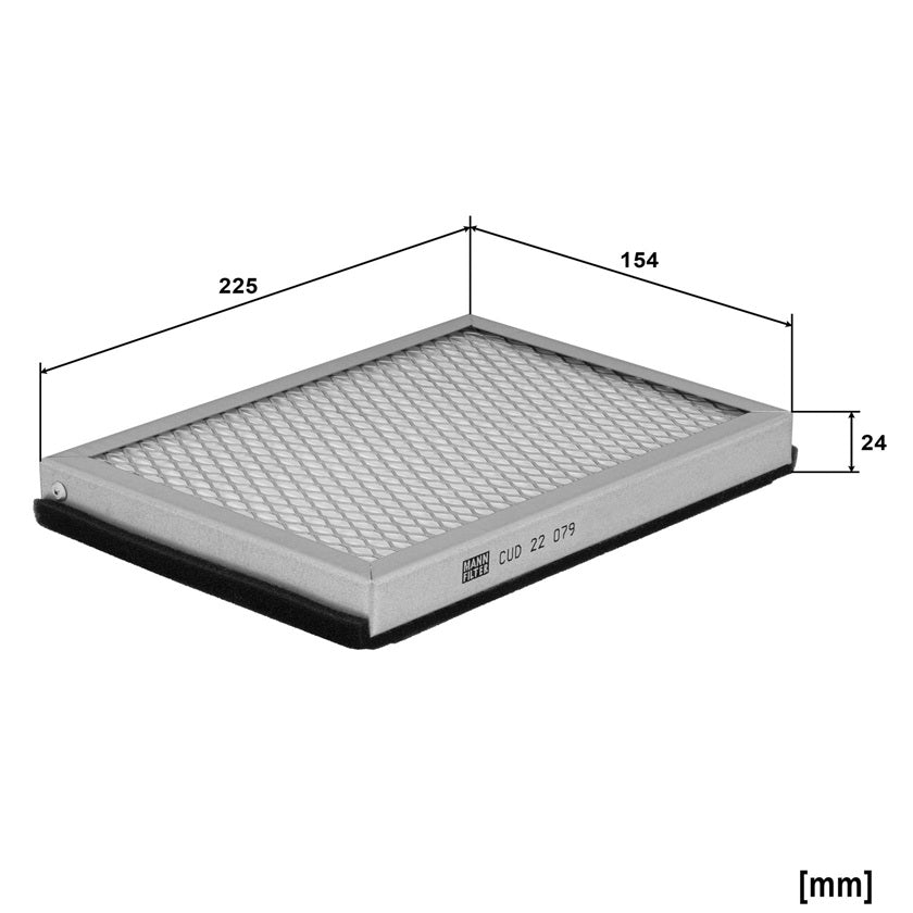 CUD 22 079 Innenraumfilterelement