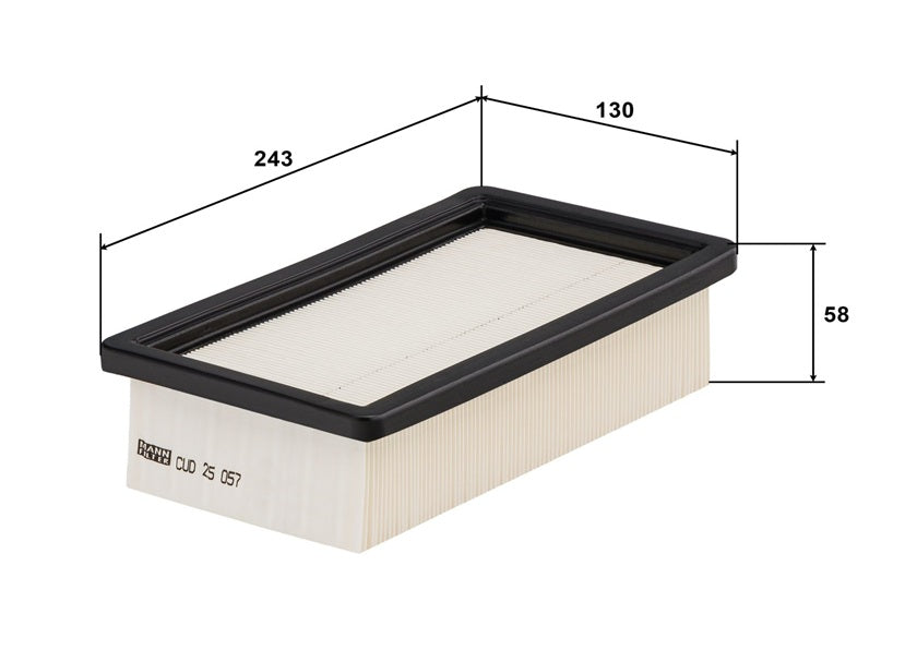 CUD 25 057 Innenraumfilterelement