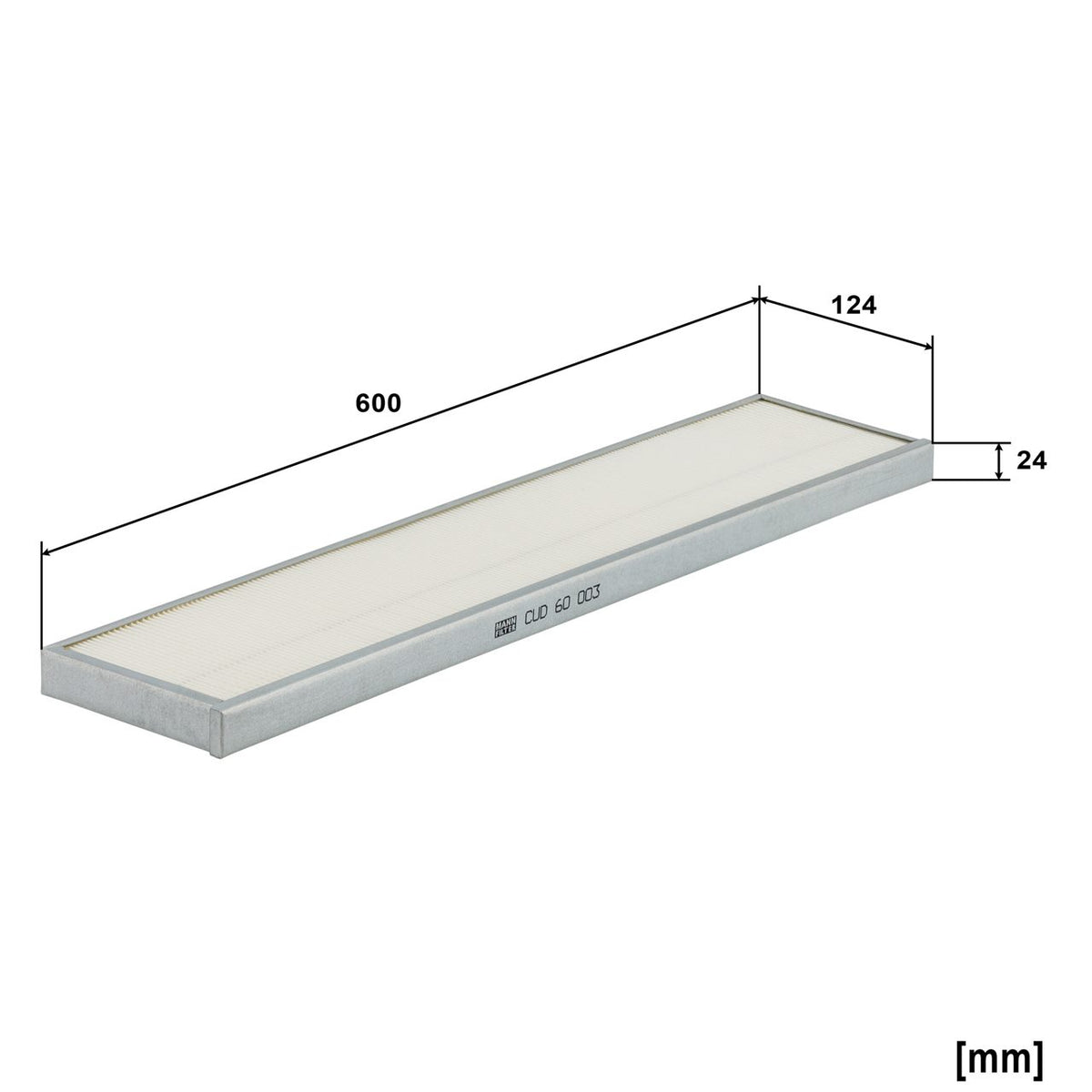 CUD 60 003 Innenraumfilterelement