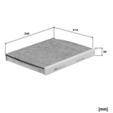 CUK 16 017 Innenraumfilterelement
