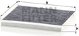 CUK 24 013 Innenraumfilterelement (Aktivkohle)