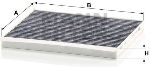 CUK 24 013 Innenraumfilterelement (Aktivkohle)
