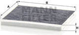 CUK 24 013 Innenraumfilterelement (Aktivkohle)