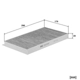 CUK 29 017 Innenraumfilterelement