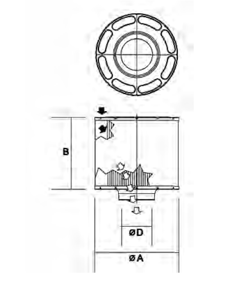 D045004 Luftfilter (DuraLite ECD)