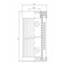 D1100G03B Hydraulikfilterelement (Druckfilter)