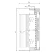 D1102G10B Hydraulikfilterelement (Druckfilter)