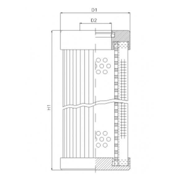 D1102G25B Hydraulikfilterelement (Druckfilter)