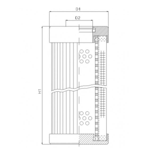 D1102G25BV Hydraulikfilterelement (Druckfilter)