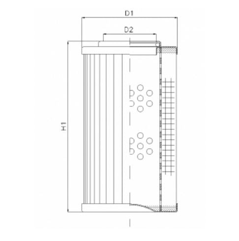 D1103G03AV Hydraulikfilterelement (Druckfilter)