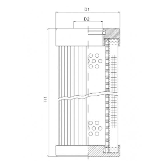 D1103G25BV Hydraulikfilterelement (Druckfilter)