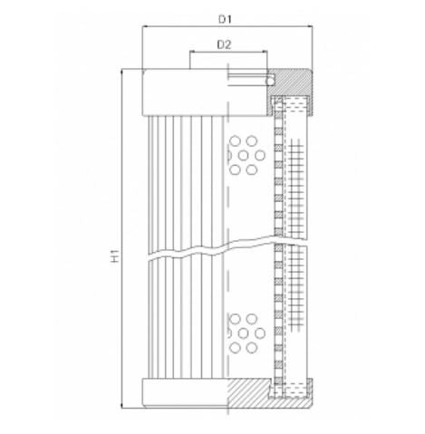 D1104G03B Hydraulikfilterelement (Druckfilter)