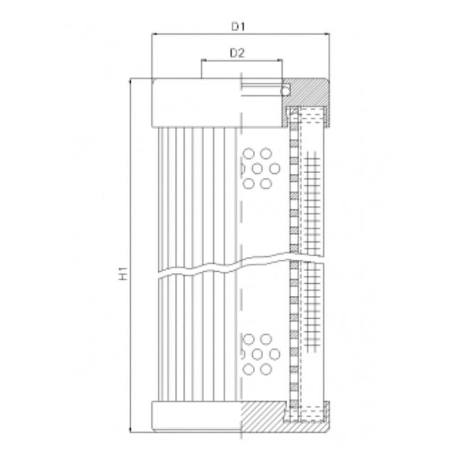 D1104G25B Hydraulikfilterelement (Druckfilter)