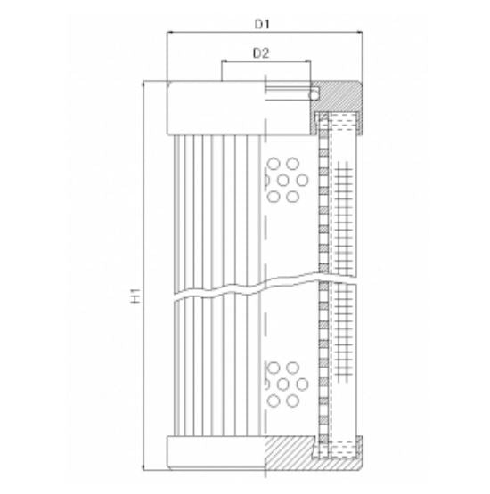 D110G15B Hydraulikfilterelement (Druckfilter)