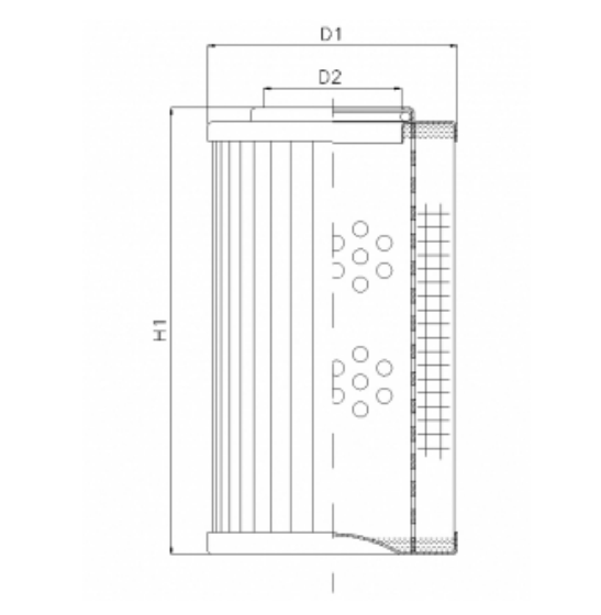D121C25AV Hydraulikfilterelement (Druckfilter)