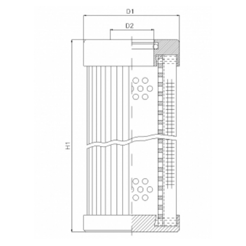 D121G01B Hydraulikfilterelement (Druckfilter)
