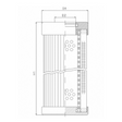 D121G06BV Hydraulikfilterelement (Druckfilter)
