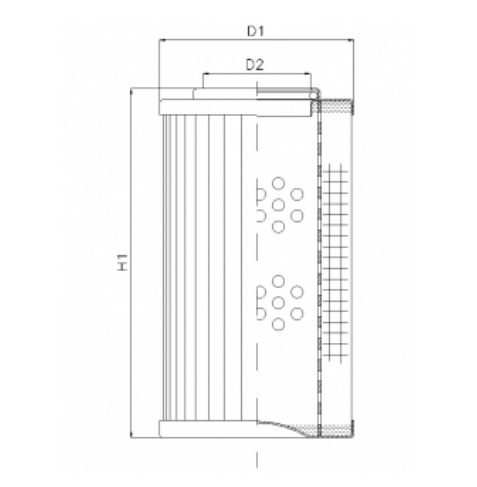 D121T10AV Hydraulikfilterelement (Druckfilter)