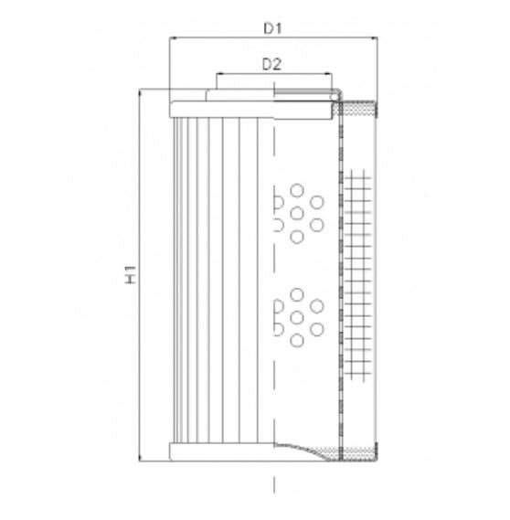 D123G25AV Hydraulikfilterelement (Druckfilter)
