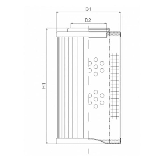 D124G01AV Hydraulikfilterelement (Druckfilter)