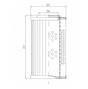 D124G01AV Hydraulikfilterelement (Druckfilter)