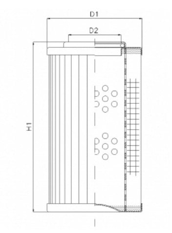 D140G10B/ESD Hydraulikfilterelement (Druckfilter)