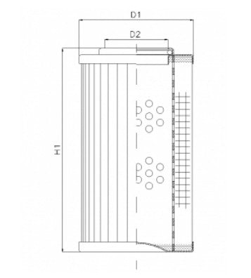 D142G03A/ESD Hydraulikfilterelement (Druckfilter)