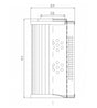 D142G03A/ESD Hydraulikfilterelement (Druckfilter)