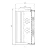 D142T300A Hydraulikfilterelement (Druckfilter)