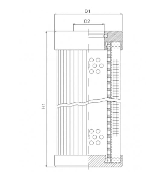 D152T25B Hydraulikfilterelement (Druckfilter)