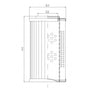D153T10A Hydraulikfilterelement (Druckfilter)