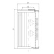 D153T60A Hydraulikfilterelement (Druckfilter)