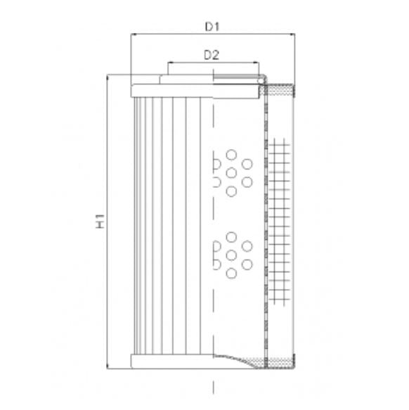 D154T10A Hydraulikfilterelement (Druckfilter)